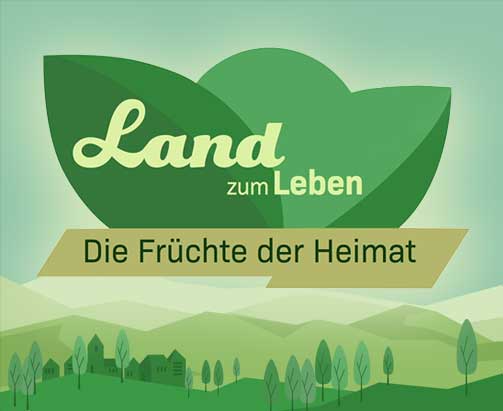 Artwork, Sendungsdesign, Motion Design und Animation für die Reportage - Land zum Leben.