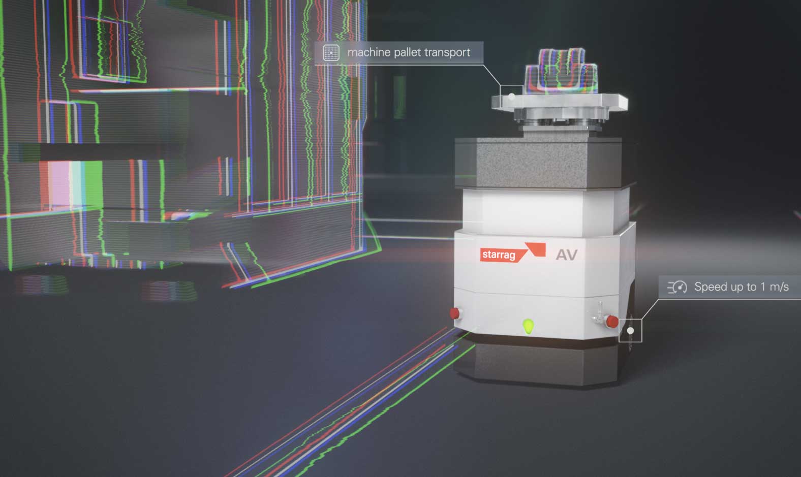 3D animierter Produktfilm für den Einsatz als Messefilm.